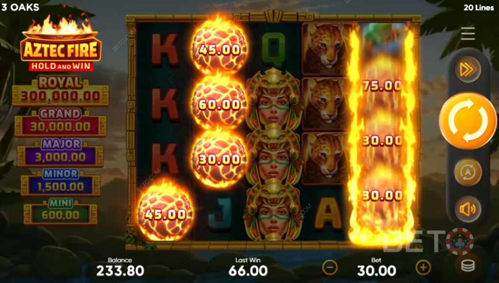 aztec fire slot machine