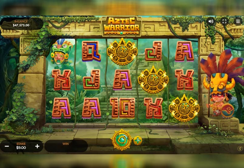 how to play aztec warrior slot