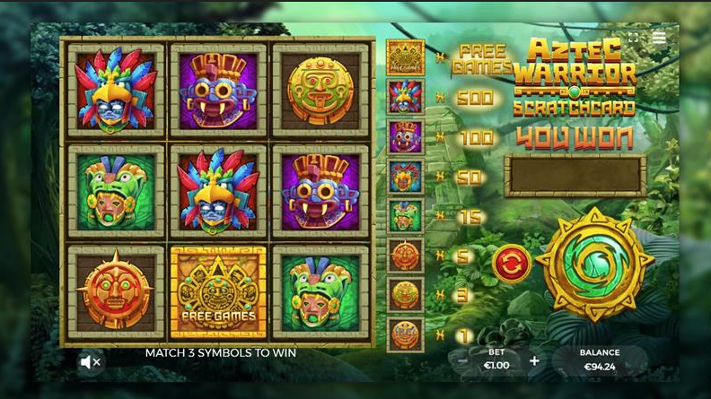 aztec warrior slot